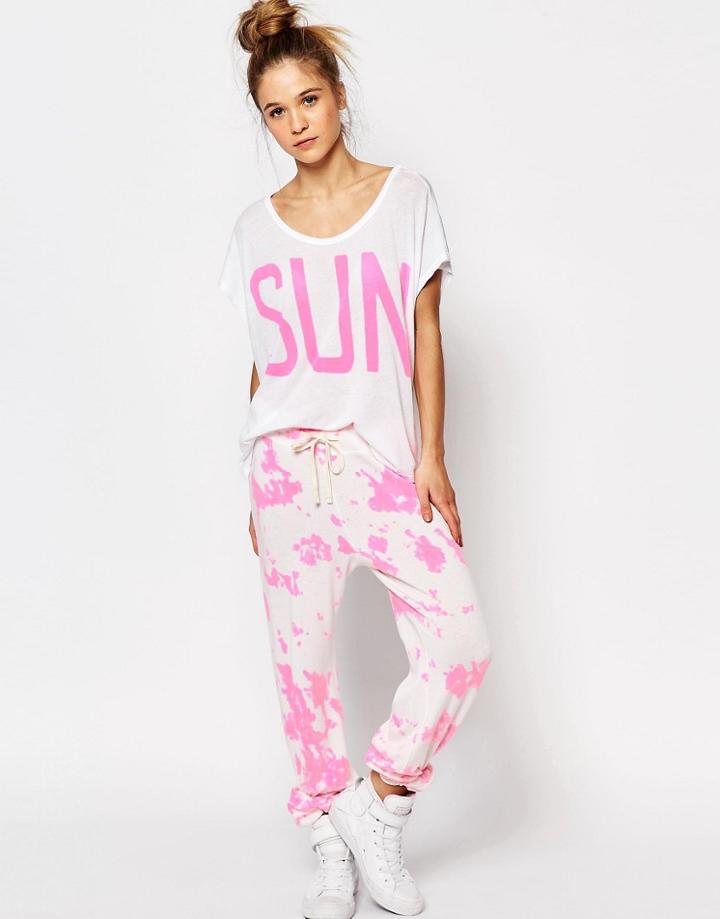 Sundry Tie Dye Pant - Tie Dye Pop Pink