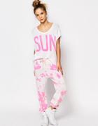 Sundry Tie Dye Pant - Tie Dye Pop Pink