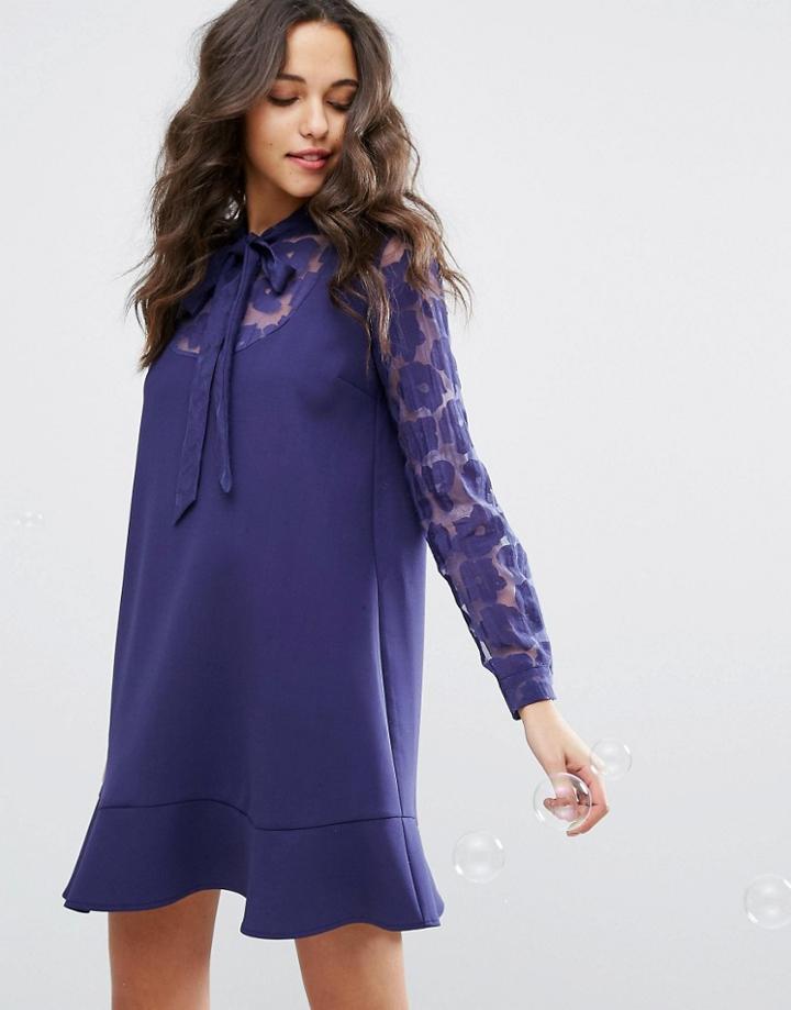 Paul & Joe Sister Pussy Bow Dress - Blue