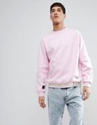Adidas Originals Nmd Sweat With Rib Detail In Pink Cv5815 - Pink