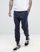 Original Penguin Cuffed Jogger Slim Fit Small Logo In Navy - Navy