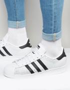 Adidas Originals Superstar Sneakers In White Aq8333 - White