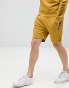 D-struct Short With Satin Leg Stripe - Gold