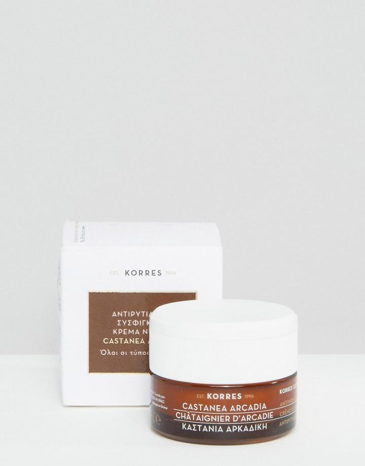 Korres Castanea Arcadia Firming Night Cream 40ml - Clear