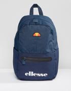 Ellesse Backpack With Logo In Navy - Navy
