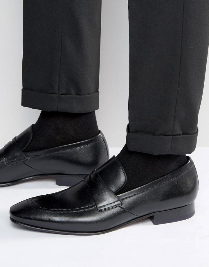 Ted Baker Roykso Leather Loafers - Black