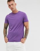 New Look Crew Neck T-shirt In Purple