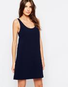 Vila 60s Pocket Shift Dress - Navy