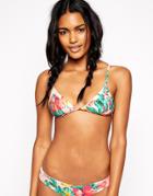 Ripcurl Paradise Found Triangle Bikini Top - Coral