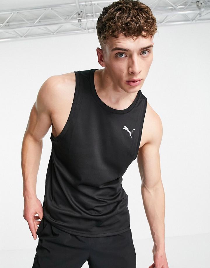 Puma Running Tank In Black