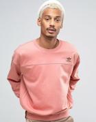 Adidas Originals Fallen Future Sweat In Pink Br1809 - Pink
