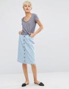 Minimum Edle Denim Skirt - Blue