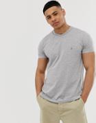 French Connection V Neck T-shirt-gray