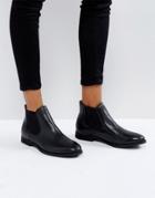 Selected Chelsea Leather Boot - Black