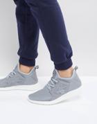 Certified Knitted Sneakers In Gray - Gray