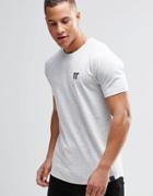 11 Degrees Speckled T-shirt With Logo - Gray