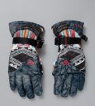 Roxy Jetty Se Gloves In Black/multi Print - Multi