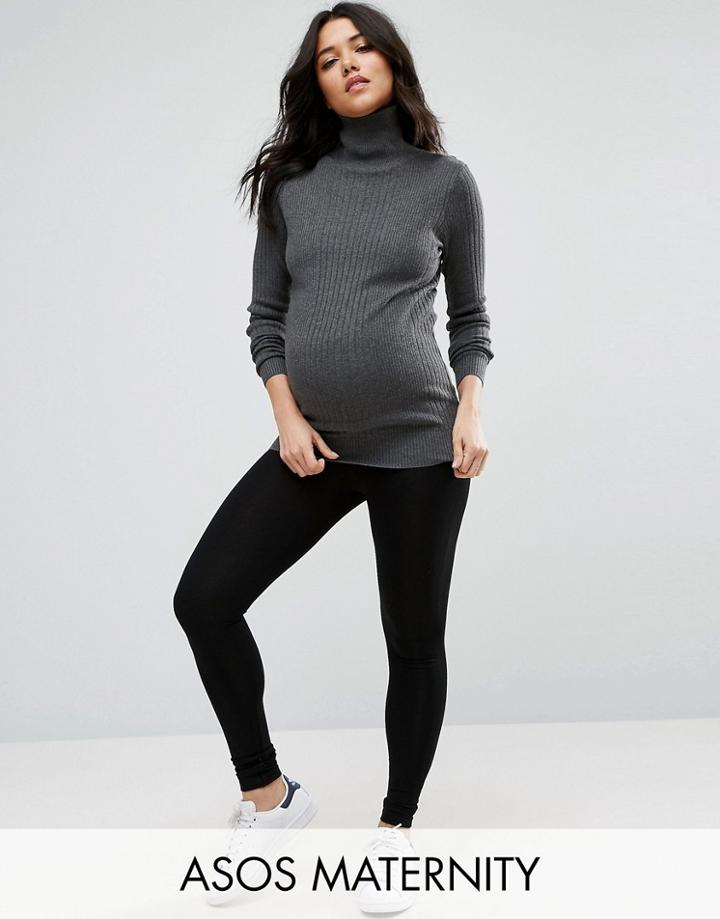 Asos Maternity Full Length Leggings - Black
