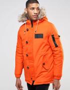 Bellfield Arctic Parka Jacket - Orange