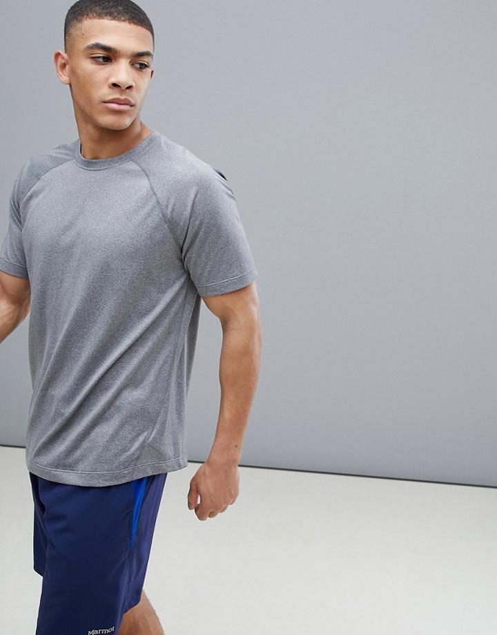Marmot Active Accelerate Ss Running Raglan T-shirt In Gray - Gray