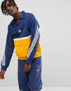 Adidas Originals Nova Pullover Track Jacket In Navy Ce4811 - Navy