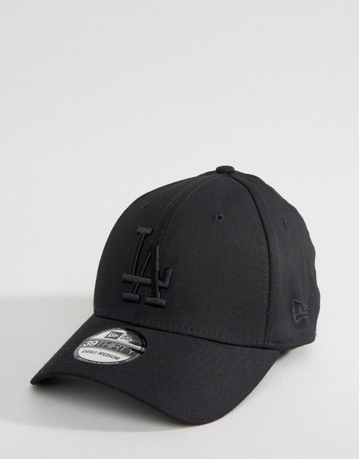 New Era 39thirty La Fitted Cap - Black
