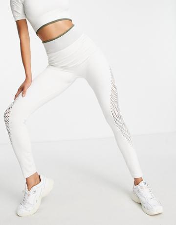 Adidas Originals X Ivy Park Knit Leggings In Off White