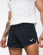 Nike Running Race Day Fast 2 Inch Shorts In Black