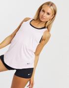Nike Training Victory Elastika Tank Top In Pink
