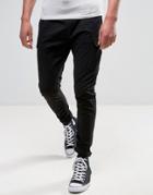 Pull & Bear Relaxed Cargo Pants In Black - Black