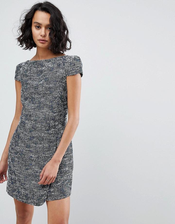 See U Soon Printed Shift Dress - Navy