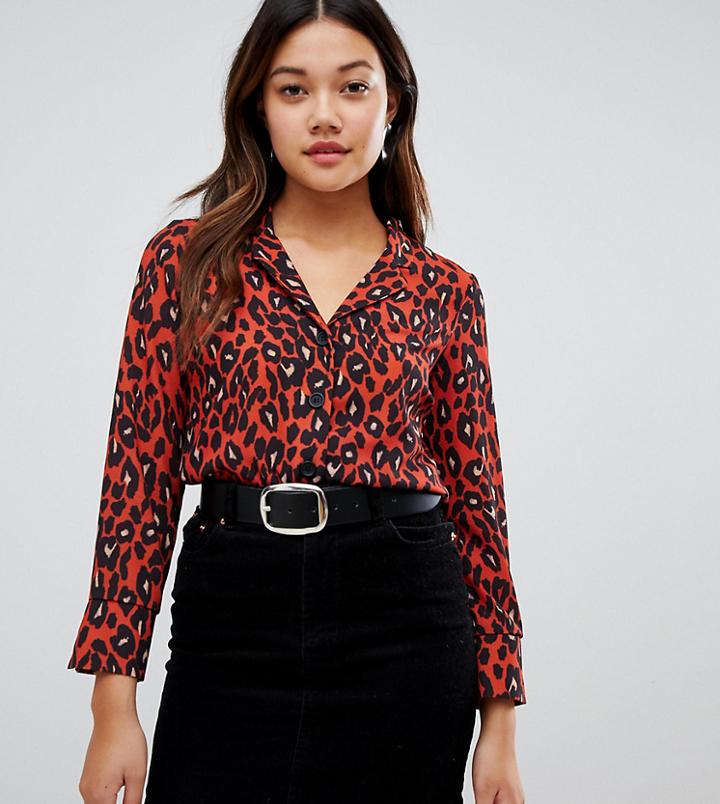 New Look Rupert Shirt In Animal Print