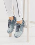 Nike Air Max 720 Sneakers In Silver-black