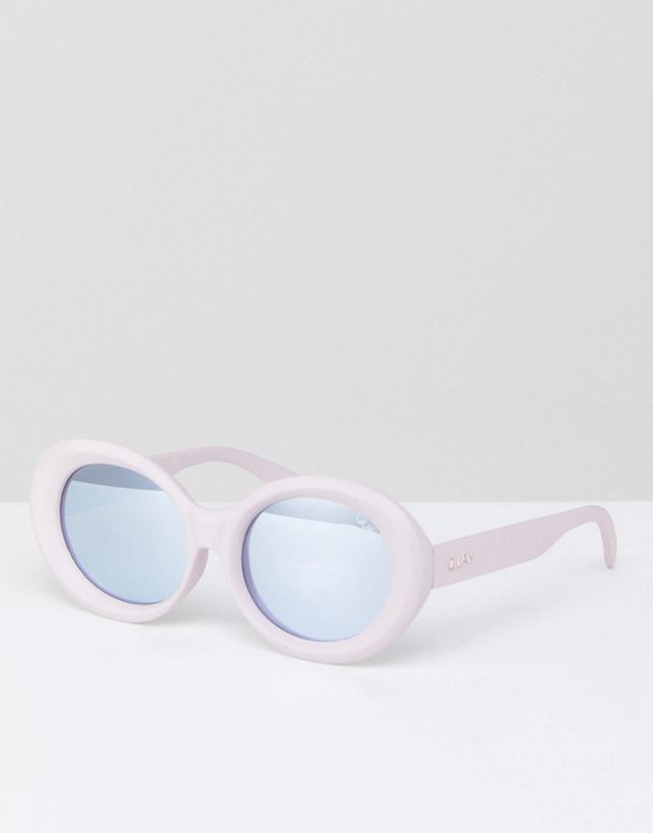 Quay Australia Mess Around Cat Eye Sunglasses In Pink - Pink