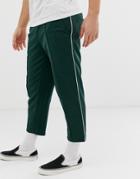 Only & Sons Tapered Cropped Track Pant - Green