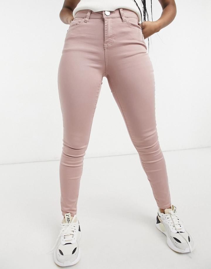 Lipsy Skinny Jeans In Pink