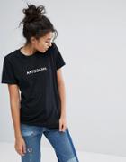 Adolescent Clothing Antisocial T-shirt - Black