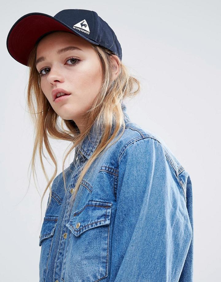 Le Coq Sportif Logo Cap - Blue