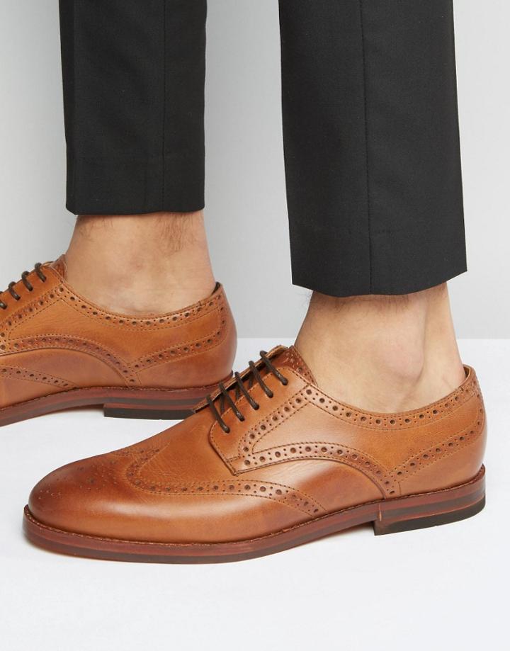 Hudson London Talbot Brogues - Tan
