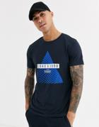 Jack & Jones Script Logo T-shirt-navy