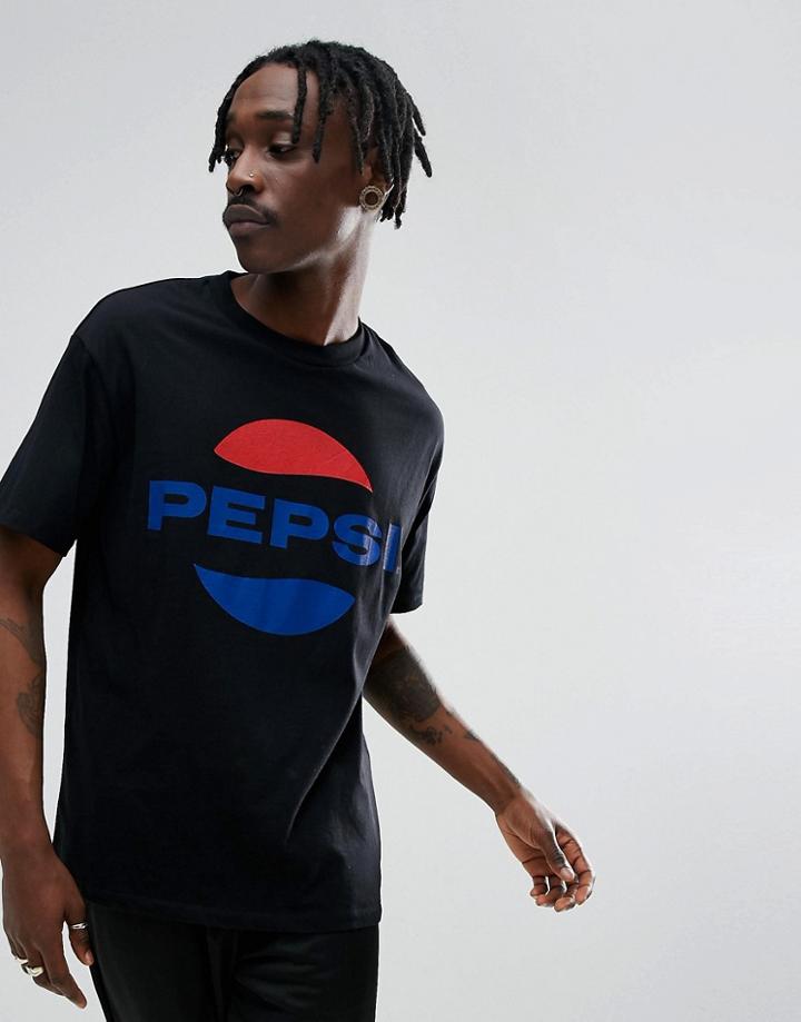 Sweet Sktbs X Pepsi T-shirt With Logo In Black - Black