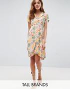 Vero Moda Tall Floral Print Tea Dress - Multi