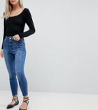 Miss Selfridge Petite Steffi Skinny Jeans - Blue