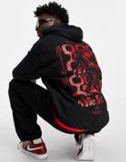 Vintage Supply Hoodie In Black With Rio De Janeiro Back Print