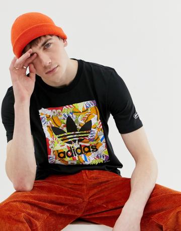Adidas Skateboarding Beavis And Butthead Logo T-shirt Black Du2862 - Black