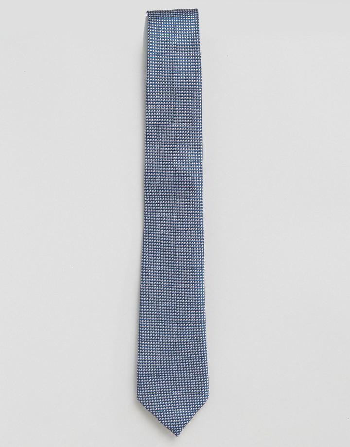 Penguin Formal Navy White Polka Tie - Navy