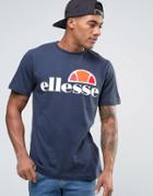 Ellesse T-shirt With Classic Logo In Navy - Navy