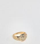 Designb Pinky Signet Ring In Gold Exclusive To Asos - Gold