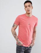 Allsaints T-shirt In Red With Logo - Red
