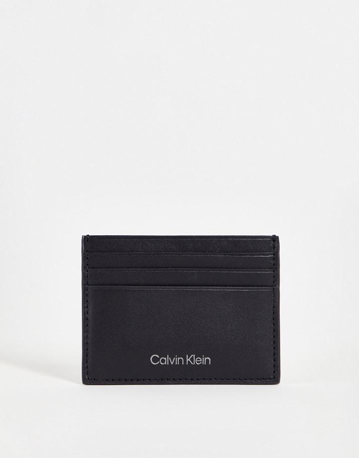 Calvin Klein Classic Cardholder In Black